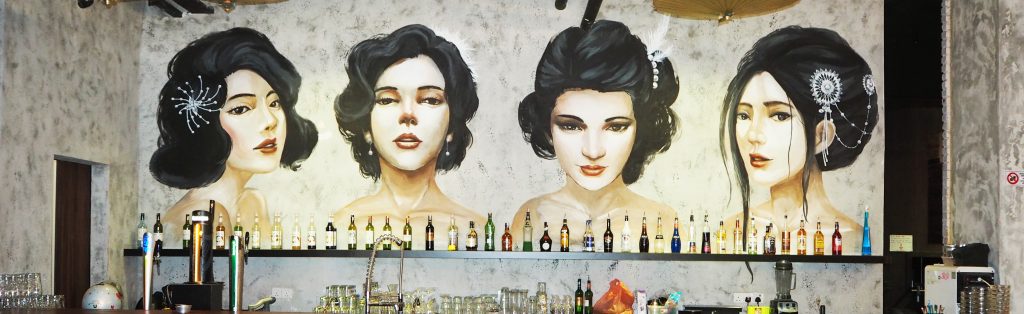 80’s Old Shang Hai Style Mural-W Bar & Bistro @ Plaza Sentosa, Johor Bahru