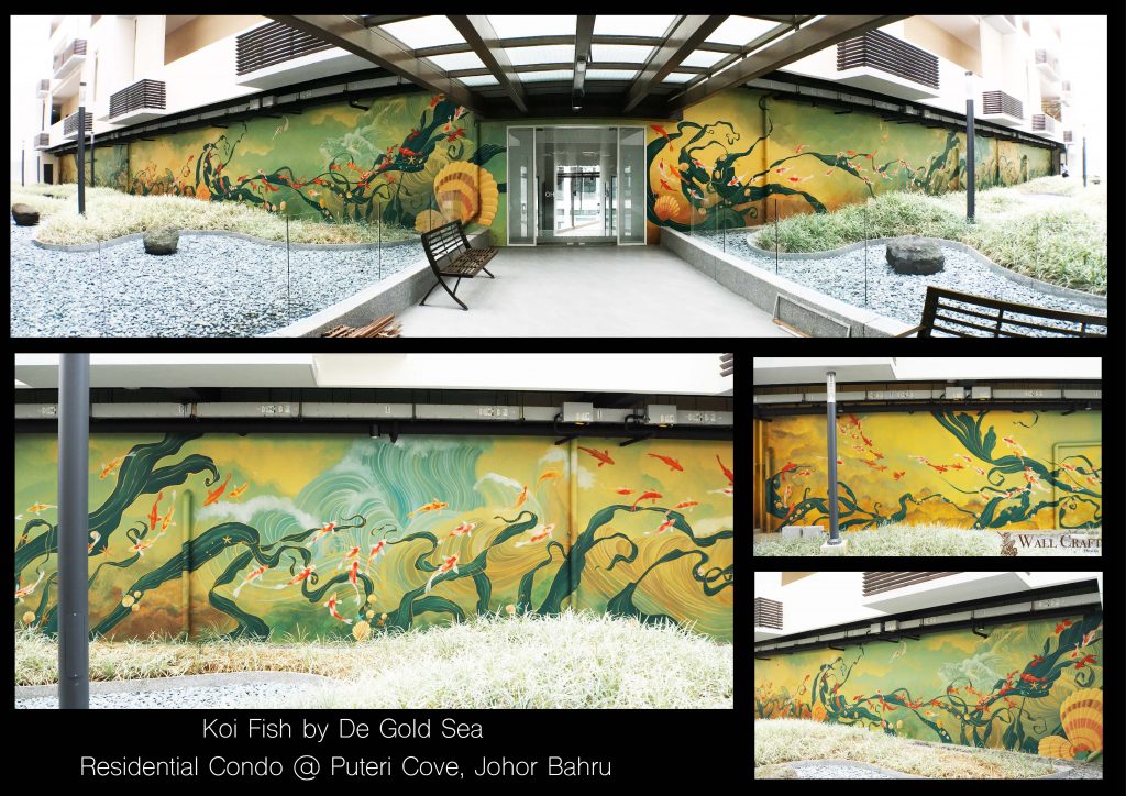 Koi Fish by De Gold Sea @ Puteri Cove, Johor Bahru